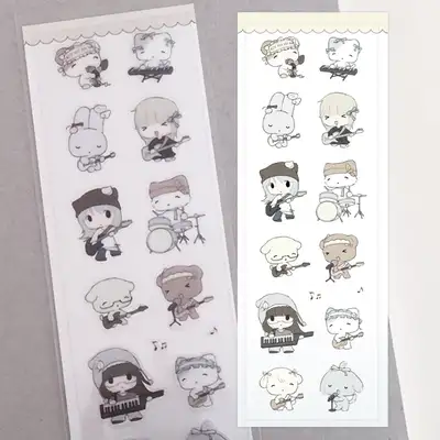 ソソヒヒ クリームケーキ バンドステッカー