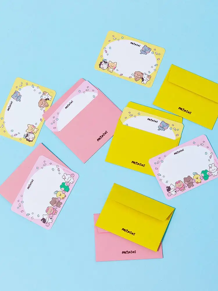 LINE Friends Field Day Mini Message Card Set — 3