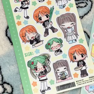 ジャクジャクスタジオ 楽しい料理の時間 ステッカー