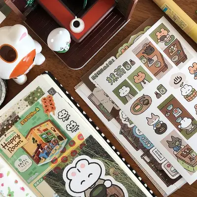 ユング抹茶コレクション ステッカーパッケージ
