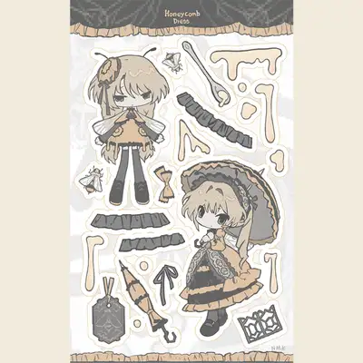 ナモク ハニカム ドレス ステッカー