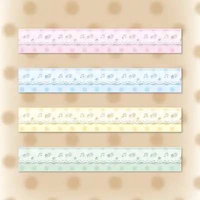 ウェイツゥペッチ スター パンチング レース ポルカドット マスキングテープ 4タイプ