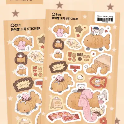 うすすす商店 붕어빵泥棒 ステッカー