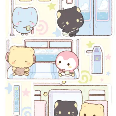 ブルーズ 地下鉄に乗ろう ステッカー