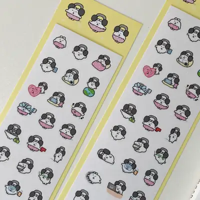 チャニャ オミルジョミル ミニ ヒプチ ステッカー
