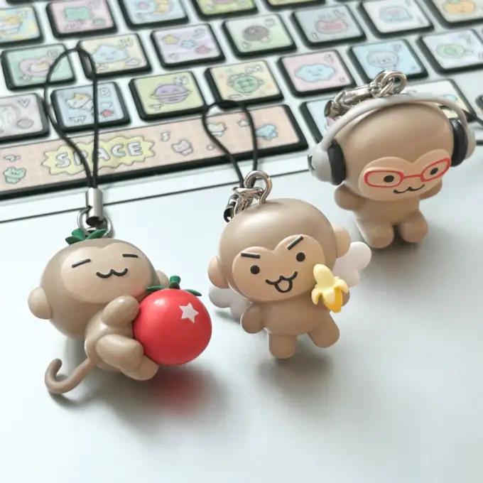 デコボコ ヤムスンイ ピキュア キーリング 3type
