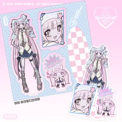 ドミワールド アクリルスタンド ミミ ジオラマ