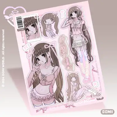 ドミワールド バレコア ステッカー