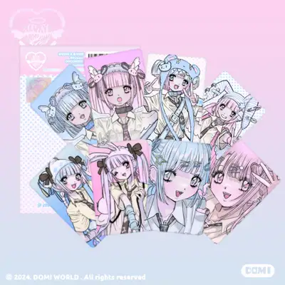 ドミワールド ドドミミ 8種フォトカードセット