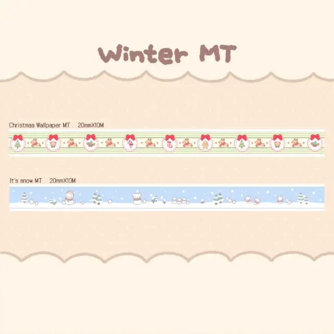 レリ winter マスキングテープ 2type