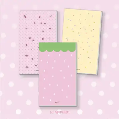 ウェイツゥペッチ ミニ レコード ノート 3type