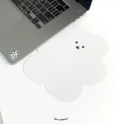 [チャニベア]ホワイト チャニベア マウスパッド