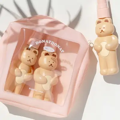 【ロマーネ】DONATDONAT ベア トラベル 詰め替え容器 セット