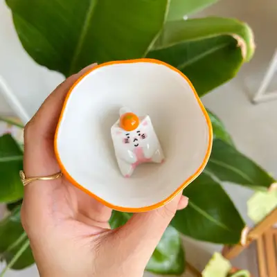 [シムムルク]ミカンニャンコップ