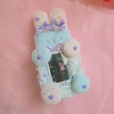 文魚ガーデン フラッフィーラビット カードホルダー