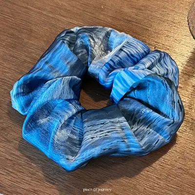 ピースオブジャーニー ヘアースクランチ 海の欠片