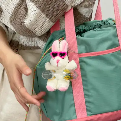 ウサギは海に行くんだ ぬいぐるみキーリング 2type