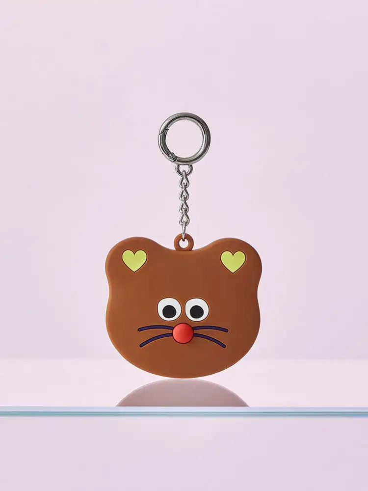 MNH Bread Silicone Mirror Keyring — 1