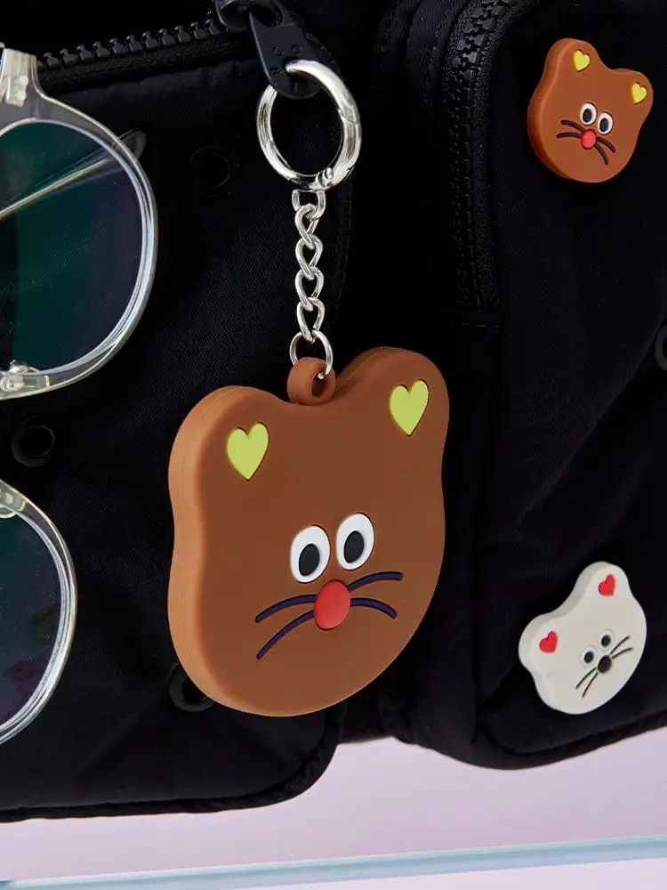 MNH Bread Silicone Mirror Keyring — 3