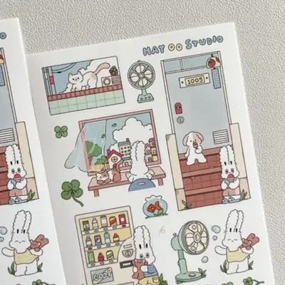ヘイ オー スタジオ 夏の香り シールステッカー