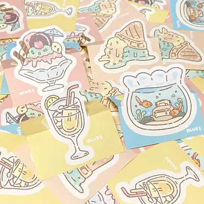 ブルース夏模造紙パック
