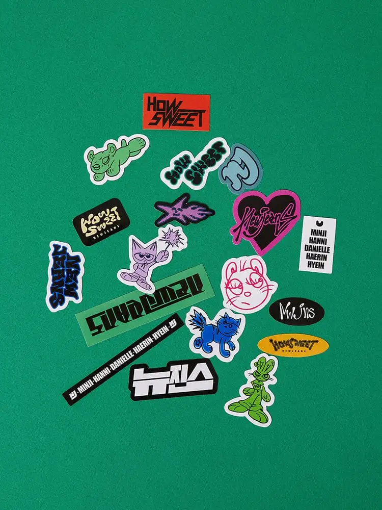 NewJeans How Sweet PVC Sticker Pack — 2