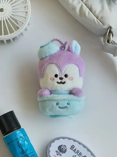 BT21 MANG RJ Welcome Party Rice Bowl Plush Keyring - S