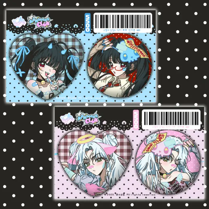 猛獣商店 悪魔天使 ピンバッジ セット 2type