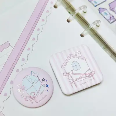 霜花ピンバッジ 2type