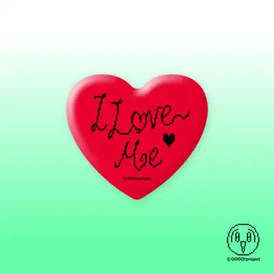 ゴゴプロジェクト I L♡ve Me ハート ピンバッジ