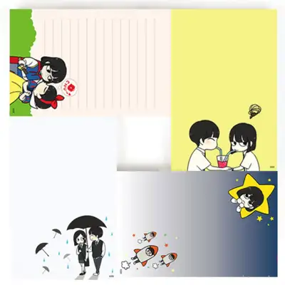 [Love Revolution] Yeon Hyuk Webtoon Tteok Memo Pad Ver2. - Rain Version