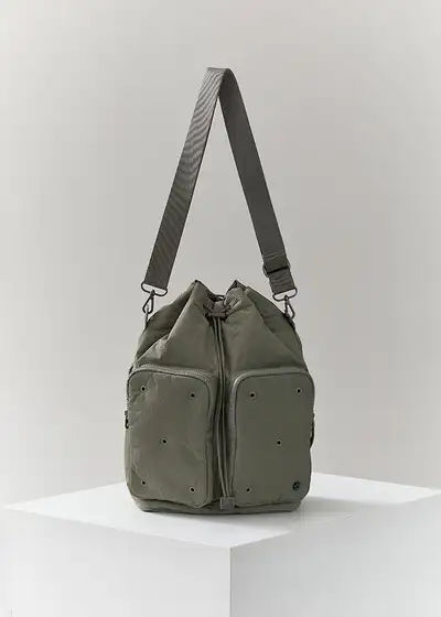 Coller Bucket Bag L Moss Green