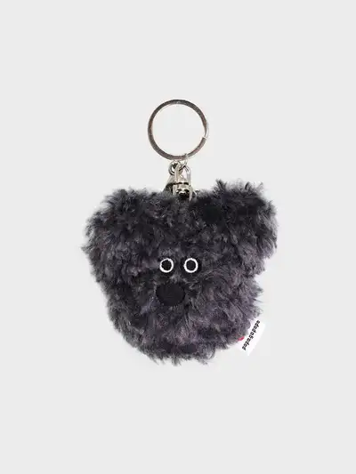 Papagopapa Piz Face Keyring Black