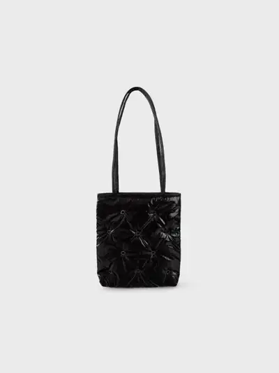 Colle Biscuit Shoulder Bag Onyx Black