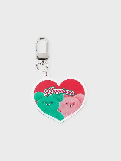 Wasabi Bear Acrylic Keyring - Happiness