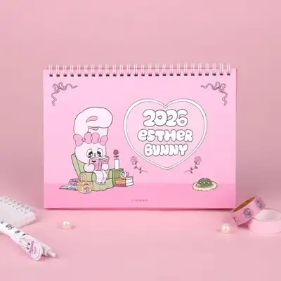 エスターバニー 2026 卓上カレンダー(Ver. japan)