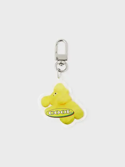 Wasabi Bear Acrylic Keyring - Embarrassed Tad Bear