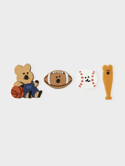 Colle X Dinotang Quokka in School Sticon Set - Sports