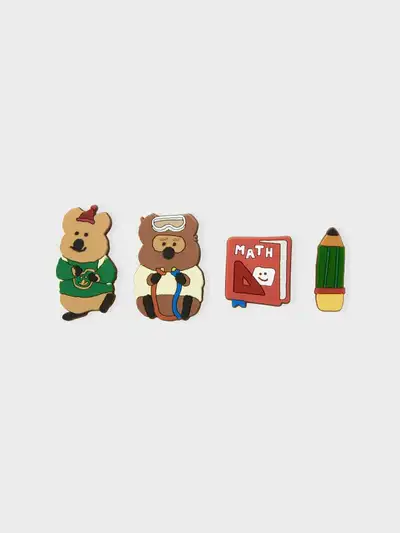 Korle × DinoTang Quokka in School Sticker Set - Study