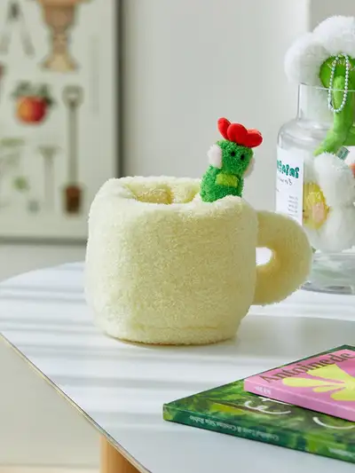 LINE Friends Minini Flower Plush Pouch