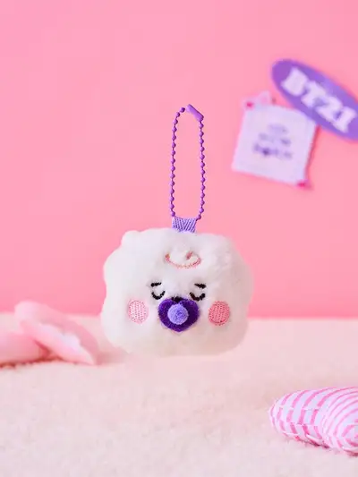 BT21 RJ Newborn Baby Plush Keyring