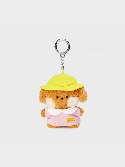 LINE FRIENDS Mini Mini School Zzokko Plush Keyring