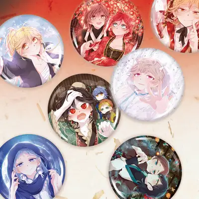 [天地海] ラウンドピンミラー 75mm 10種