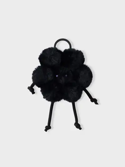 Kolle Puli Plush Keyring Black