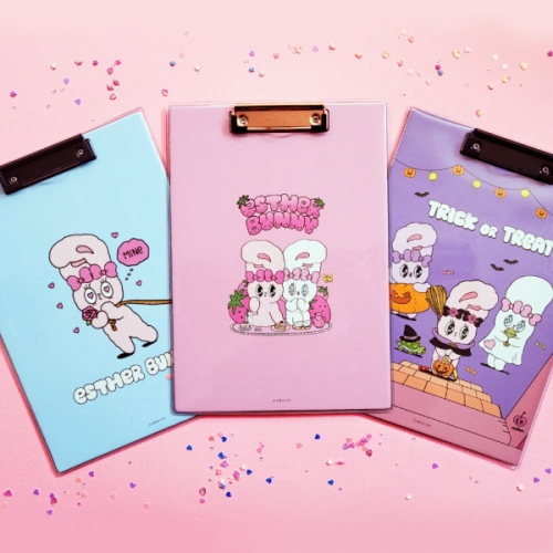 Esther Bunny Awesome A4 Clipboard