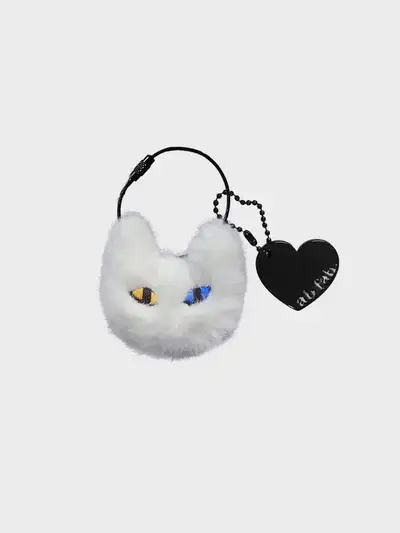 AB Fab Meomi Keyring White Odd