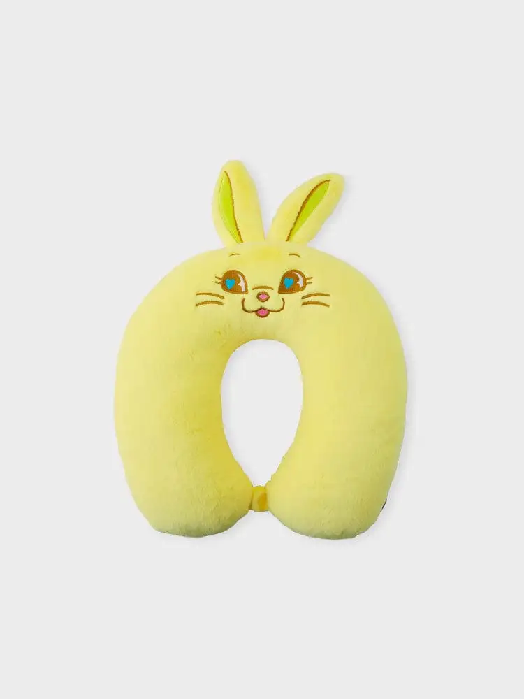 TOKKI Plush Neck Cushion (YELLOW) — 1