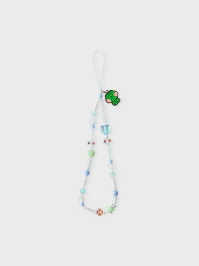 LINE FRIENDS Minini Lenini Bead Strap Keyring