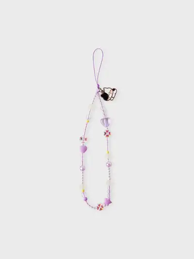 LINE Friends Minini Jenini Beads Strap Keyring