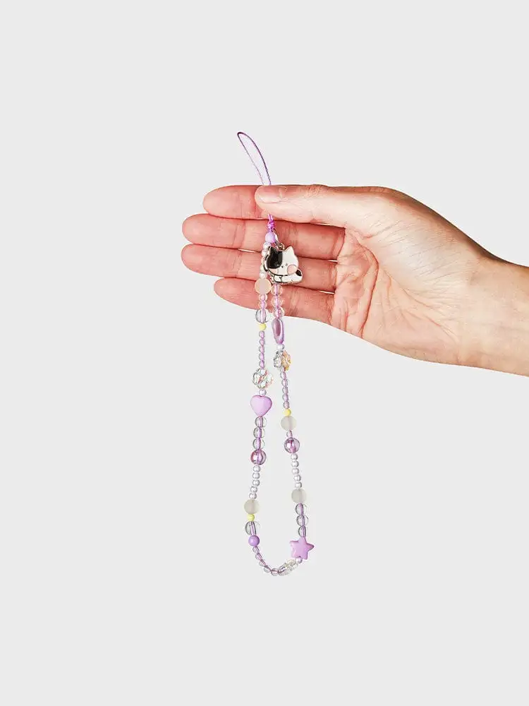 LINE Friends Minini Jenini Beads Strap Keyring — 2